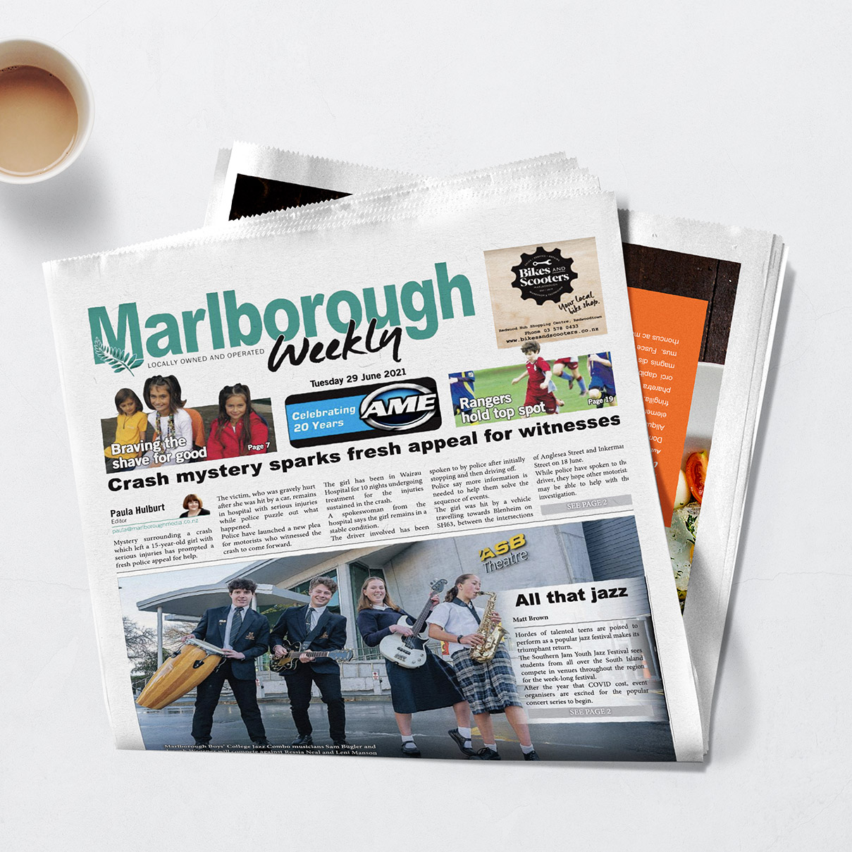 Marlborough Weekly mockup