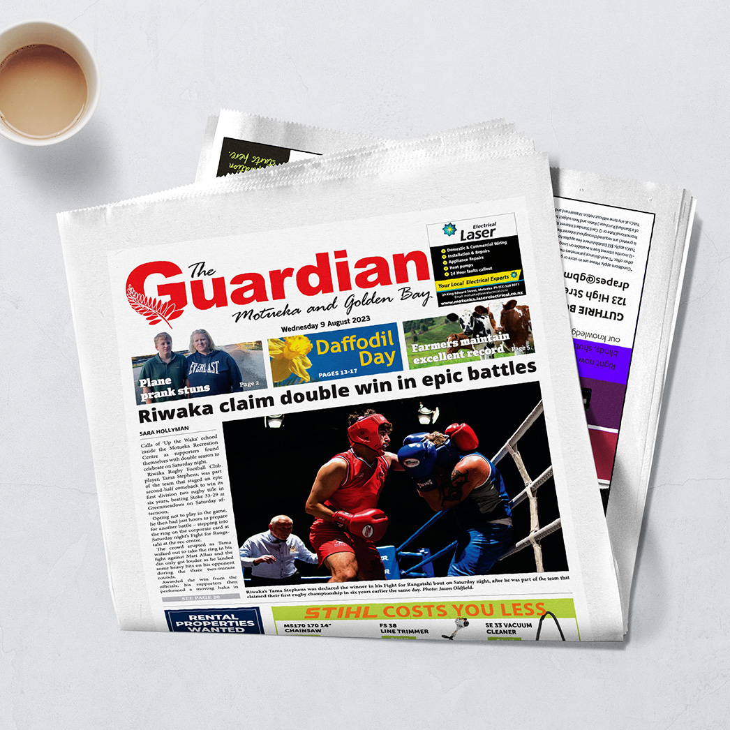 front cover image of The Guardian Motueka